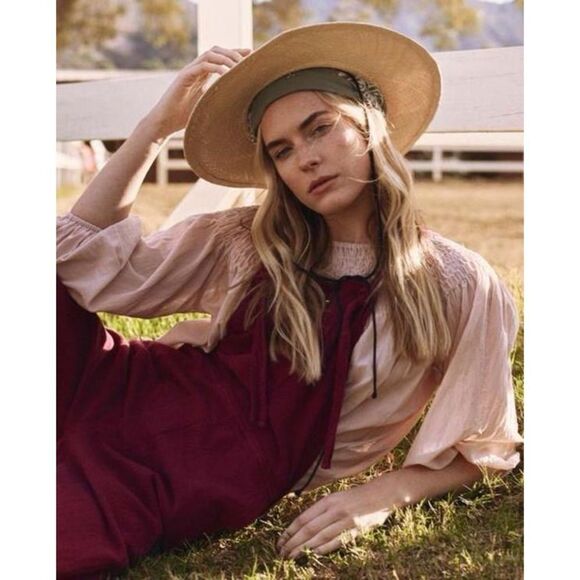 THE GREAT. THE VISTA SZ 1 TOP - FADED PINK - Picture 4 of 10